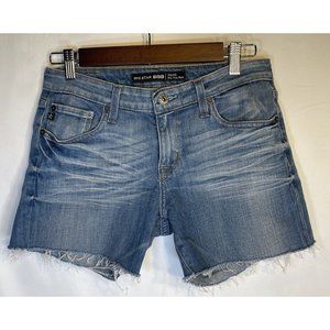 Big Star Womens 1974 Hazel Mid Rise Boot Jeans Cut-off Size 28